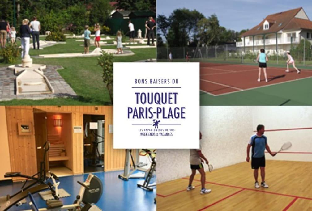 Residence Grand Jardin Attenant Tennis, Mini Golf, Sauna, Petanque Cucq Luaran gambar